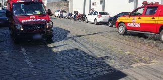 Homem sofre choque elétrico enquanto lavava telhado no Planalto Norte