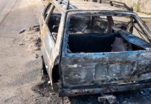 Veículo é tomado por incêndio e mobiliza Corpo de Bombeiros de Barra Velha
