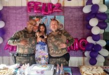 Polícia Ambiental realiza sonho de menina de Garuva e faz surpresa em festa de aniversário