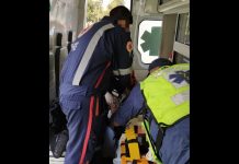 Caminhão cai sobre adolescente que fica gravemente ferido no Planalto Norte