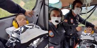 Criança é levada ao hospital de helicóptero após ser picada por cobra venenosa em SC