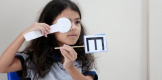 teste visão alunos educação joinville