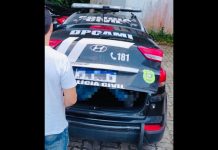 Mulher condenada por colocar fogo na casa do vizinho é presa em Joinville