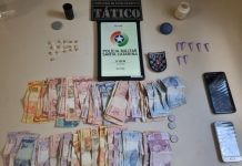 PM encontra potes enterrados com drogas e dois homens são presos em Joinville