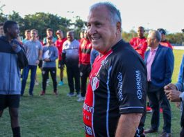 GALERIA - Zico, ex-jogador da Seleção Brasileira, visita CT do JEC