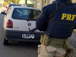 Homem é detido com carro furtado na BR-280, no Planalto Norte Homem