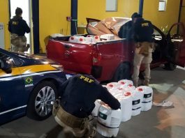 Agrotóxico contrabandeado da Argentina é apreendido em Santa Catarina agrotoxico contrabandeado