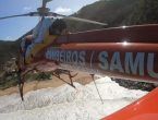 VÍDEO - Jovem sofre queda de parapente e é resgatada pelo Corpo de Bombeiros no Litoral Norte