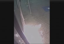 tenta começar incendio