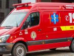 ambulância dos bombeiros voluntários de joinville