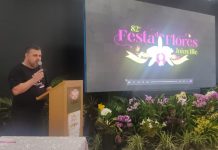 evento de lançamento da festa das flores em joinville