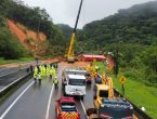 Confira boletim de atuação do Corpo de Bombeiros de Santa Catarina no deslizamento na BR-376