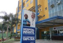 Fachada do Hospital Infantil de Joinville