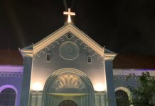 Cerimônia de entrega da restauração da Igreja da Paz acontece neste domingo em Joinville fachada da igreja da paz em joinville