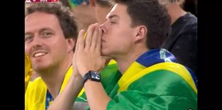 Catarinense aparece em transmissão da Copa e viraliza ao ser comparado com Harry Styles