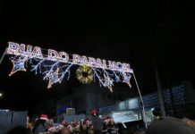 Tradição e espírito natalino: Rua do Papai Noel é inaugurada em Joinville