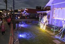 rua do papai noel em Joinville