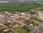 imagem aérea de joinville após alagamentos devido ao grande volume de chuvas