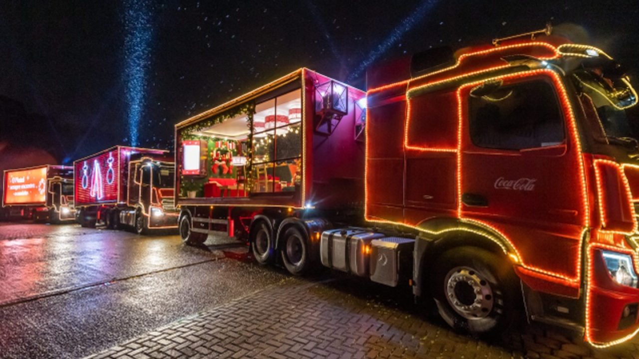 Caravana de Natal da Coca-Cola chega em Joinville neste sábado; veja trajeto