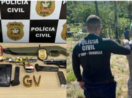 Polícia prende suspeito de matar homem com tiros no rosto em Garuva