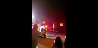 Incêndio atinge fábrica de móveis no bairro Aventureiro, em Joinville