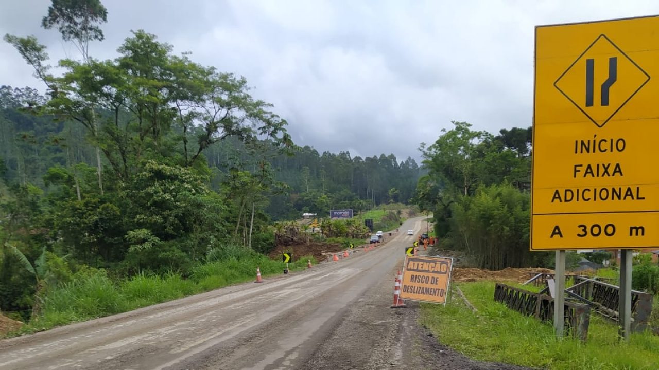 DNIT alerta para interdição total na BR-280/SC, na Serra de Corupá - Portal  São Bento Notícias