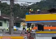 Homem morre após sofrer descarga elétrica enquanto trabalhava em Santa Catarina