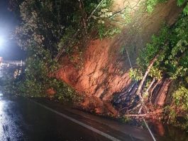 Novo deslizamento de terra na BR-376 deixa rodovia interditada em Guaratuba