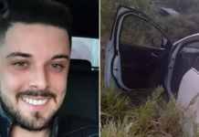 Homem cai em penhasco e morre após abrir a porta do carro no Oeste de SC