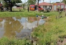 Tanque em que homem morreu após se afogar