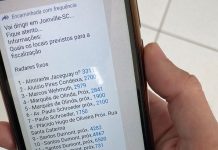 mensagens sobre radares em joinville