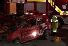 Motorista morre após colisão entre carro e caminhão na BR-116, no Norte de SC