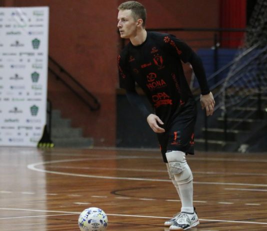 Imagem do goleiro Jaime, do JEC Futsal