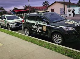 Operação resulta na prisão de suspeitos e apreensão de drogas em residência de Itapoá