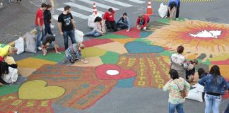 tapete corpus christi joinville