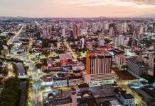 Vista aérea da cidade de Joinville