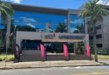 Fachada do campus da ETT e UniSociesc de Joinville