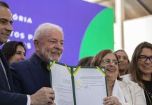 Presidente Lula participa de Cerimônia de Sanção a Projeto de Lei que trata da igualdade salarial entre mulheres e homens