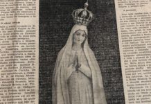 Foto da Imagem de Nossa Senhora de Fátima no Jornal de Joinville