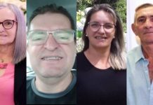 Acidente entre carro e caminhão mata pais, filha e genro em Santa Catarina