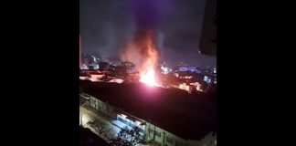 Casa é destruída por incêndio no Anita Garibaldi, em Joinville