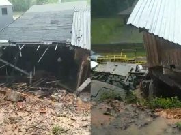 Saiba estado de saúde de homens que ficaram feridos após muro desabar em Joinville