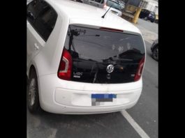 Carro furtado é recuperado após ser deixado estacionado em frente à Justiça Federal em Joinville