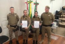 Agentes de Joinville são homenageadas pelo Dia Estadual da Mulher Policial Militar