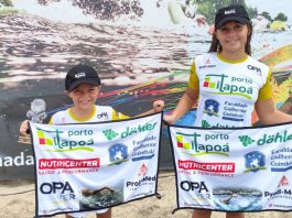 Irmãos Trancoso, de Joinville, são campeões da Maratona Aquática de Penha