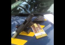 Motorista de Joinville é detido com pistola na BR-280, no Norte de SC