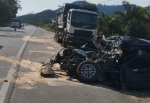 Mulher morreu presa nas ferragens