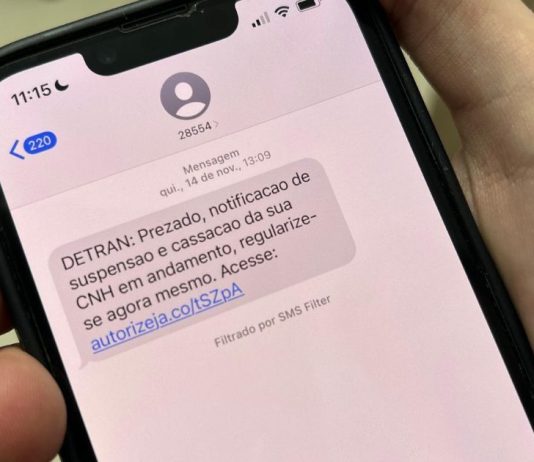 Detran de Santa Catarina alerta sobre golpe da falsa suspensão da CNH