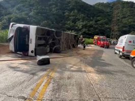 Serra Dona Francisca é liberada após grave acidente com ônibus