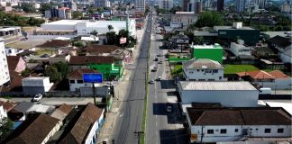 Obras Joinville avenida águas